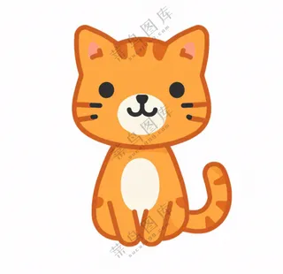 萌宠宠物卡通小猫可爱免抠