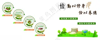 餐厅文化  食堂文化墙食堂广告设计