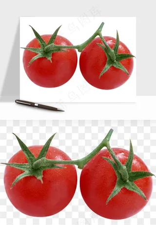 西红柿番茄圣女果png免抠
