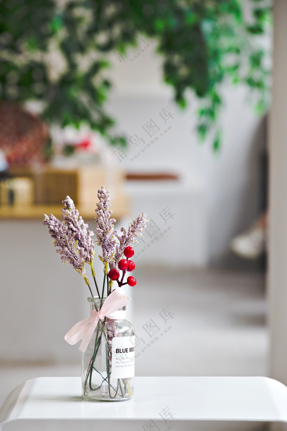 唯美小清新薰衣草插花