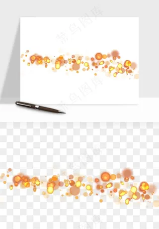 彩色光斑梦幻光点png免抠