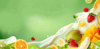 农林蔬果生鲜店水果店蔬菜店背景