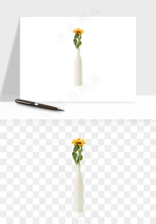 花瓶摆件花艺png免抠图