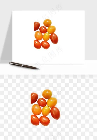 西红柿番茄圣女果png免抠