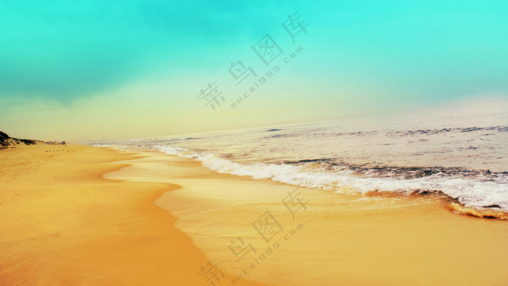 海边风景沙滩风景图