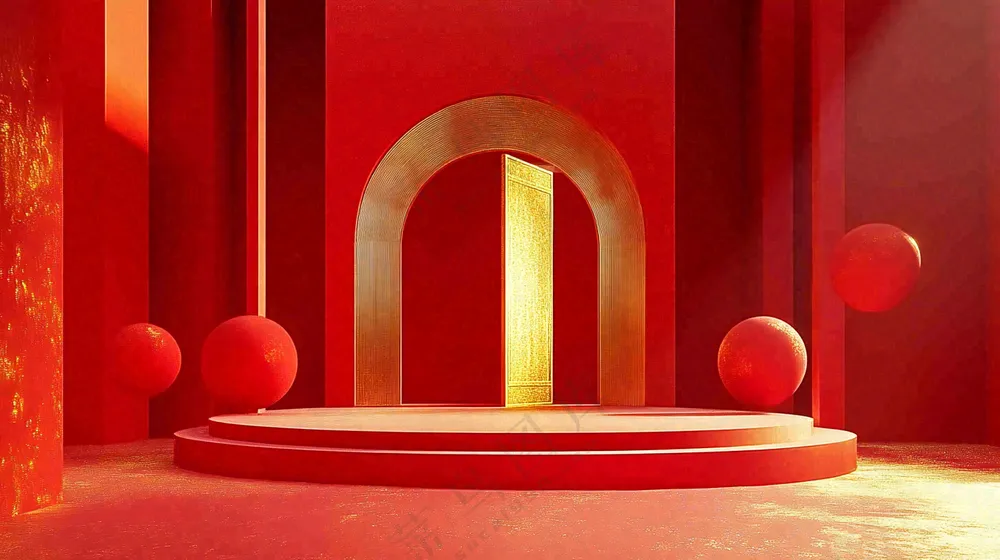 年货节促销电商背景