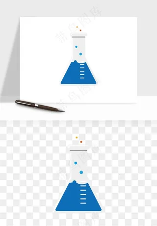 卡通化学实验设备器材png免抠图