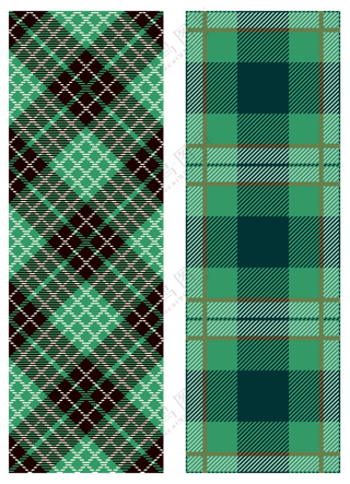 绿色菱格无缝背景 (1)