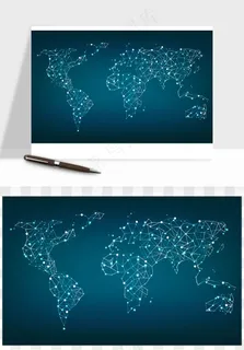 世界地图矢量png免抠