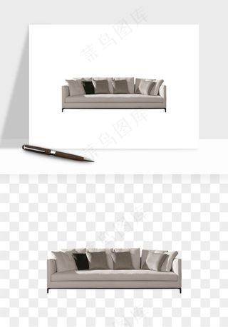 现代沙发家具png免抠