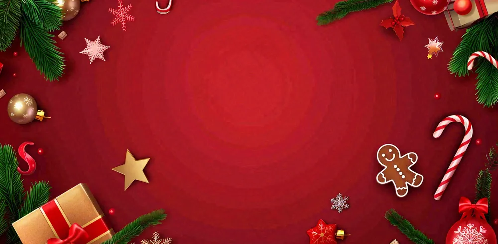 平安夜卡通节日背景