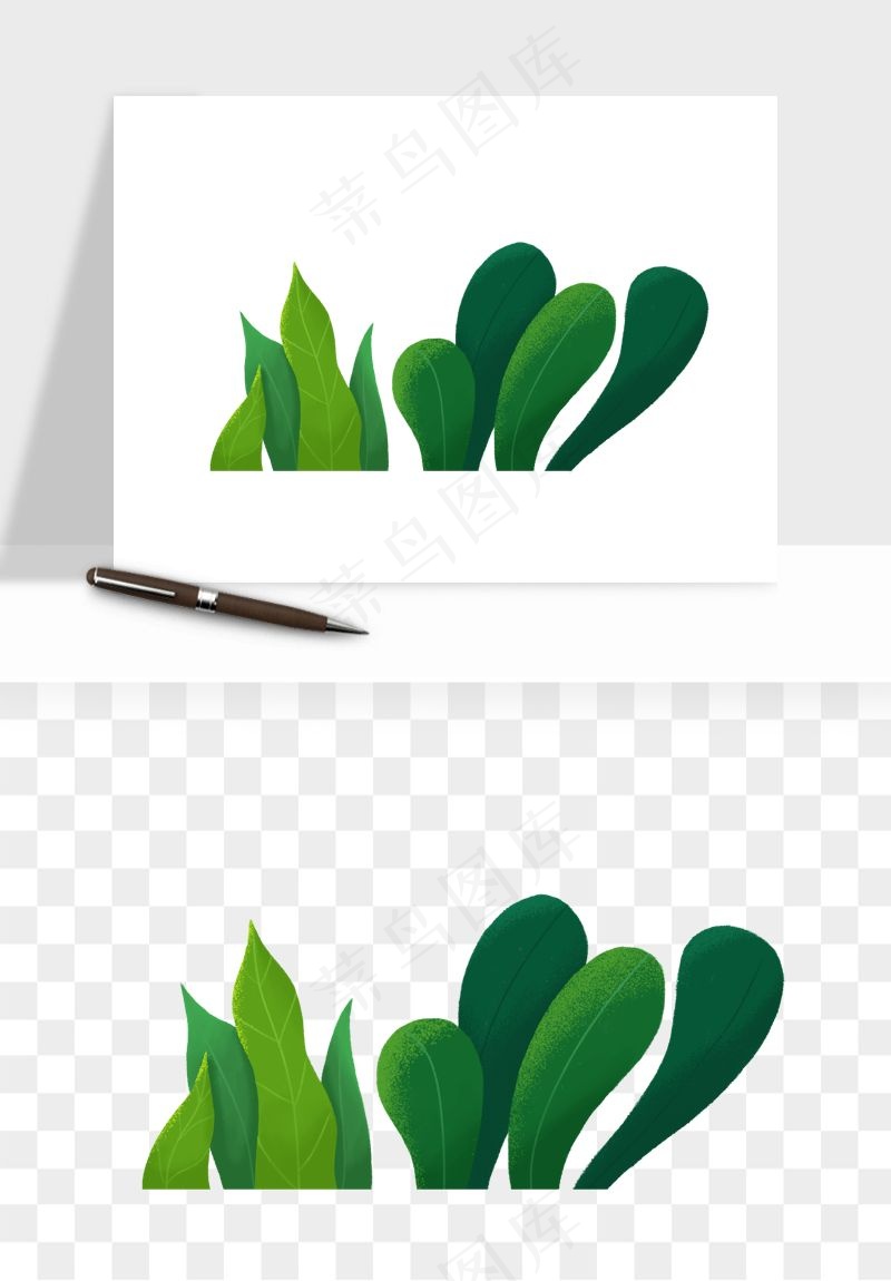 植物花卉边框装饰png免抠