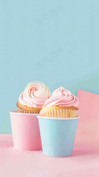 面包蛋糕甜点美食摄影图