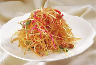 腊八豆拌鲜肉皮