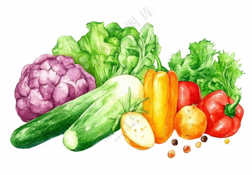 蔬菜生鲜插画免抠