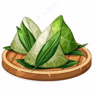 端午节粽子美食插画免抠
