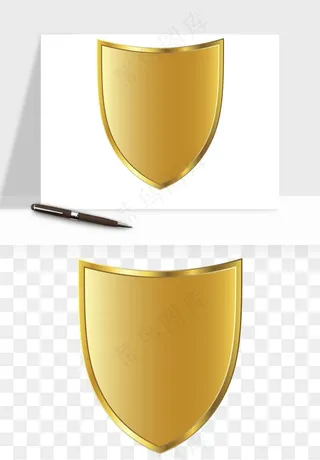 盾牌护盾认证品质徽章png免抠