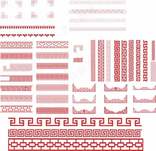 边框花边矢量素材