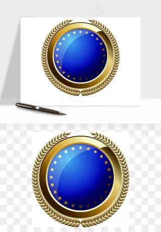 奖章勋章品质标签矢量png免抠