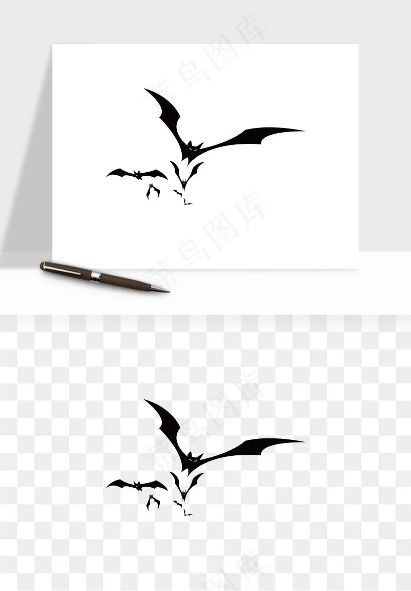 卡通蝙蝠png免抠