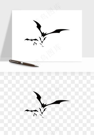 卡通蝙蝠png免抠