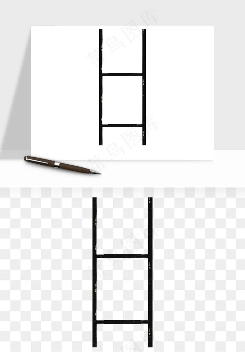 电影黑胶胶片元素png免抠