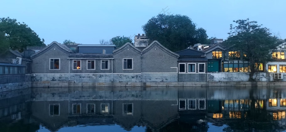 北京故宫外围墙景