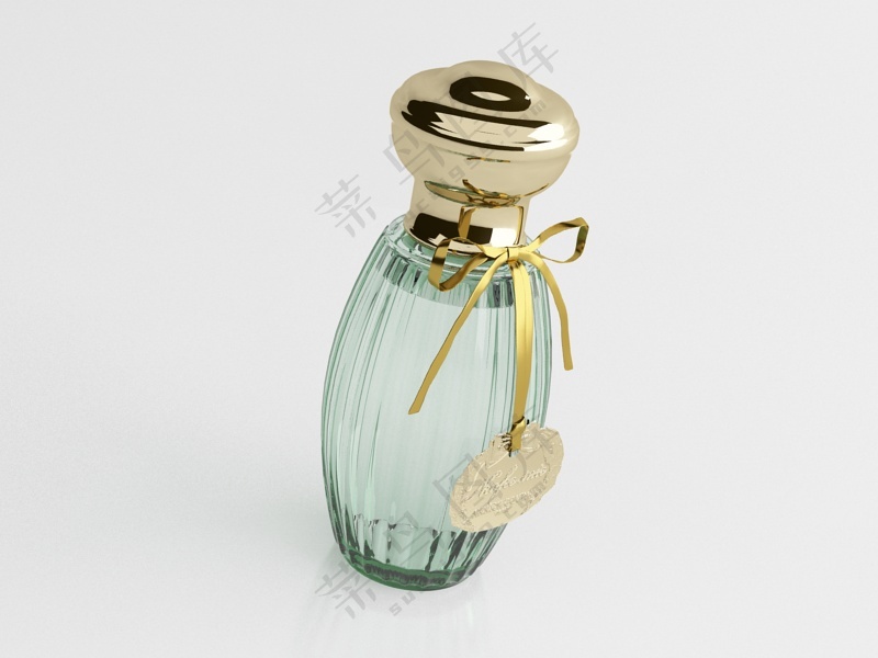 C4D香水化妆品瓶子产品包装玻璃瓶3D模型 fbx/obj -05