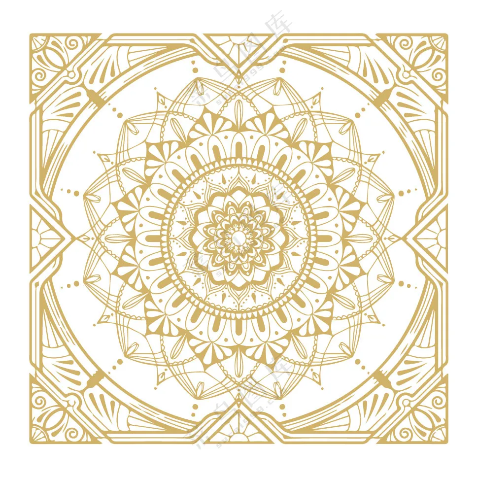 古典欧式风格矢量花纹底纹纹理装饰元素