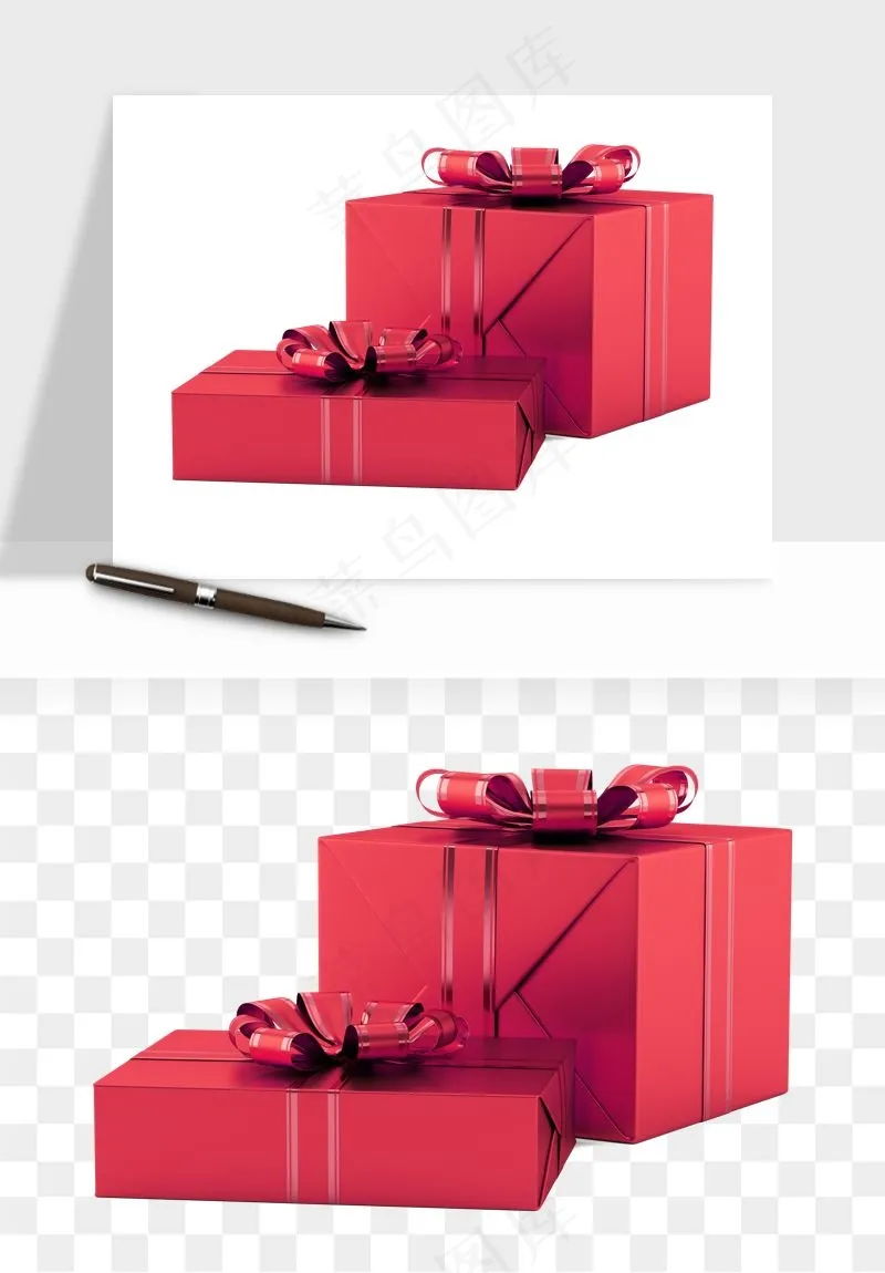 礼盒礼物png免抠