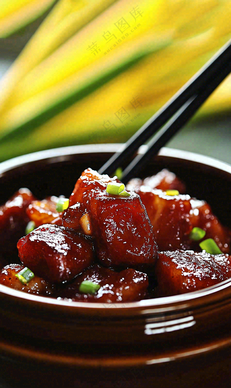 红烧肉东坡肉美食摄影图