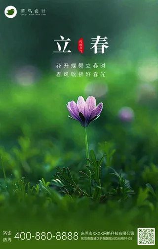 立春手机海报