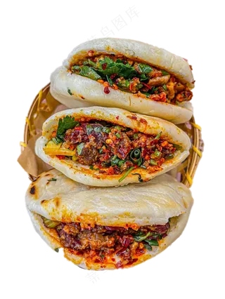 乐山卡饼图片牛肉味