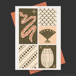 蛇年设计广告设计