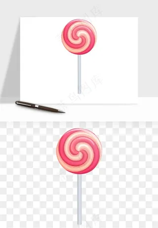 棒棒糖圈圈糖png免抠