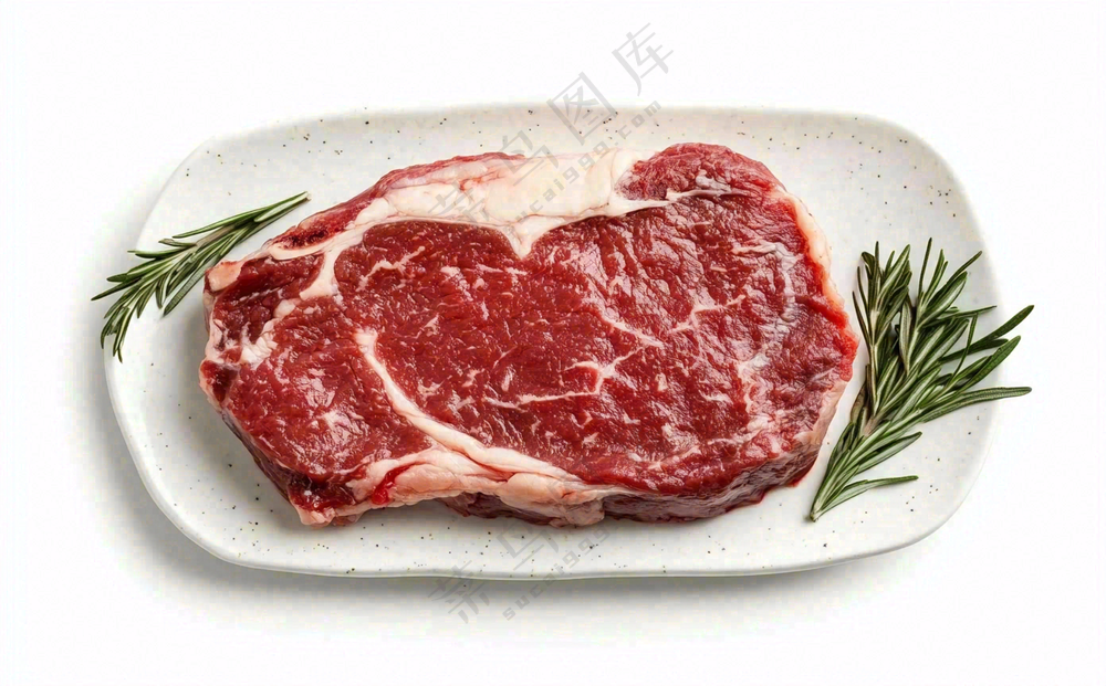 牛排牛肉新鲜肉类摄影图
