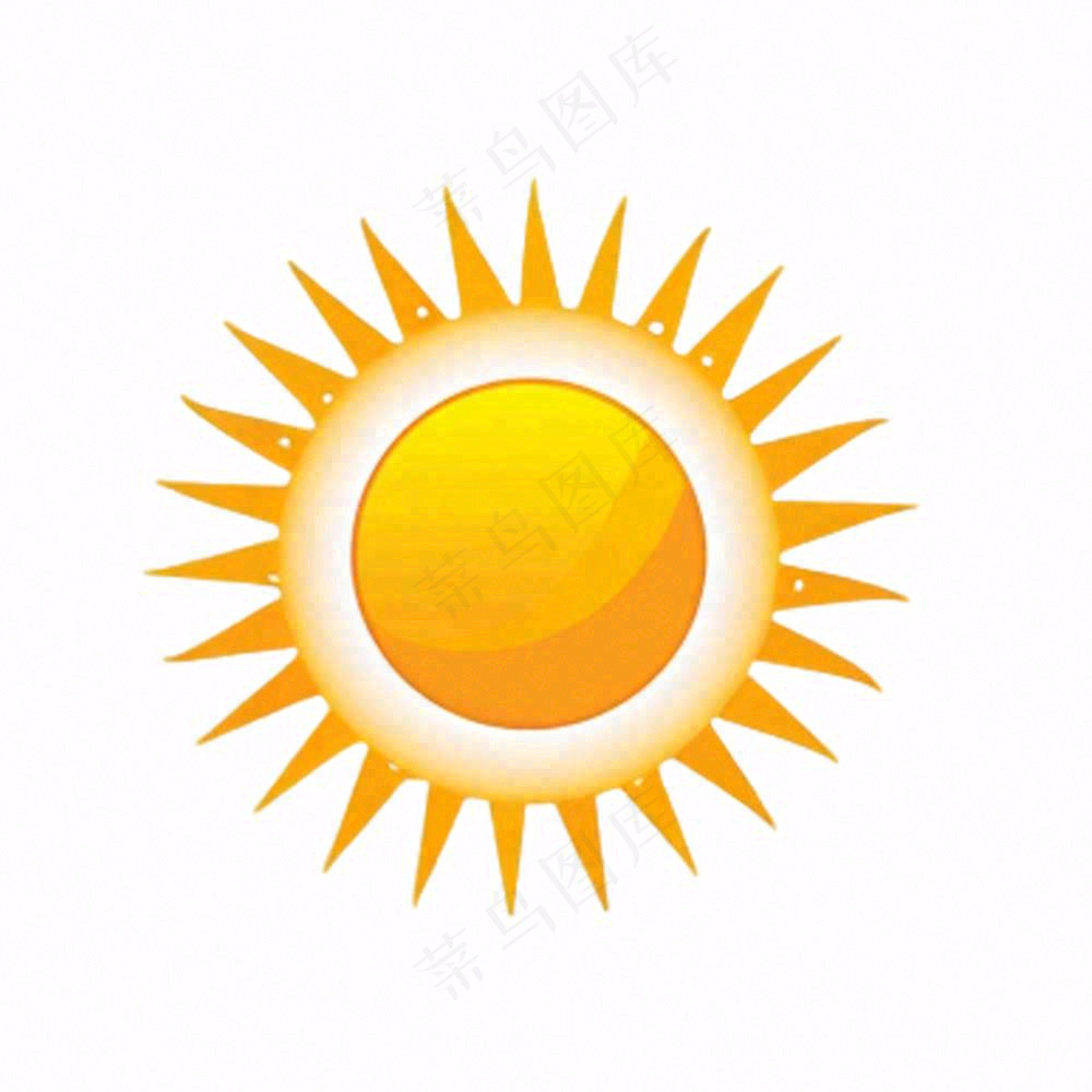太阳天气卡通免抠