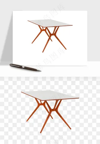 现代时尚桌子家具png免抠