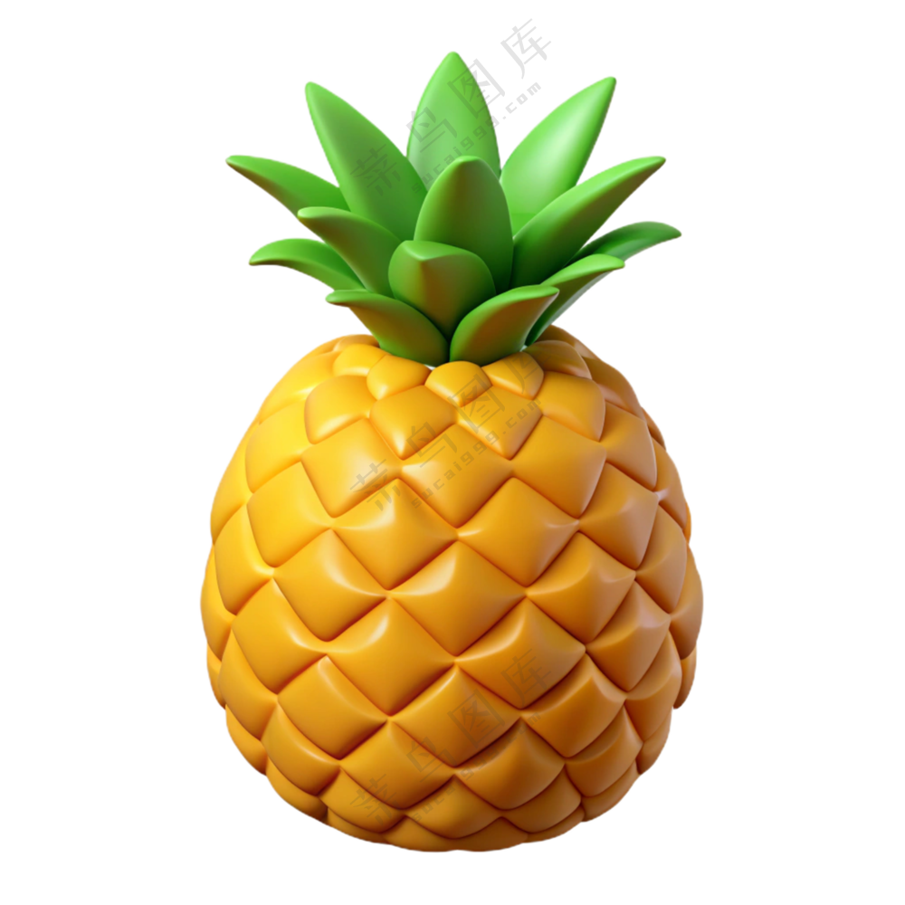 水果立体3D美味菠萝