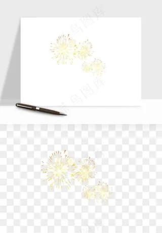 卡通烟花烟火礼花png免抠