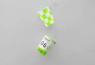 一次性水杯纸杯样机06