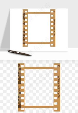 电影黑胶胶片png免抠