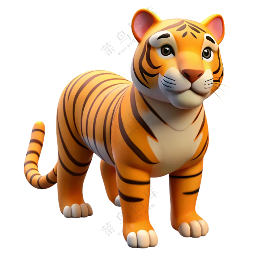 动物立体3D老虎