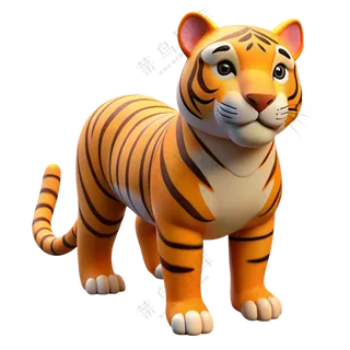 动物立体3D老虎