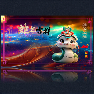 2025新年 广告设计150DPI海报