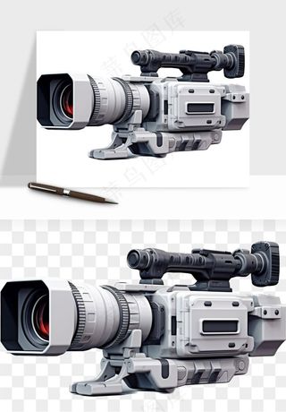 摄像机拍摄设备png免抠