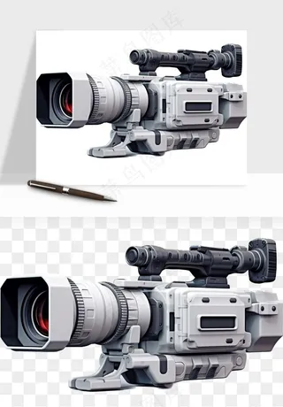 摄像机拍摄设备png免抠