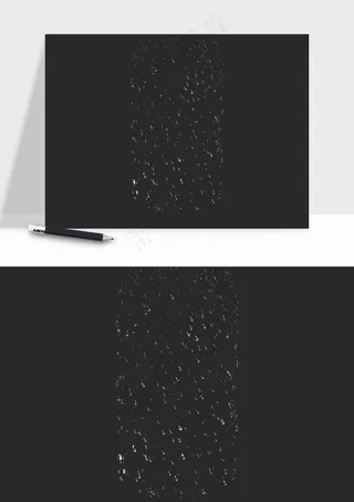 雨水雨滴水珠下雨元素png免抠