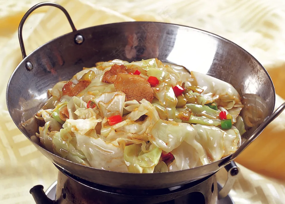 干锅包菜美食图片