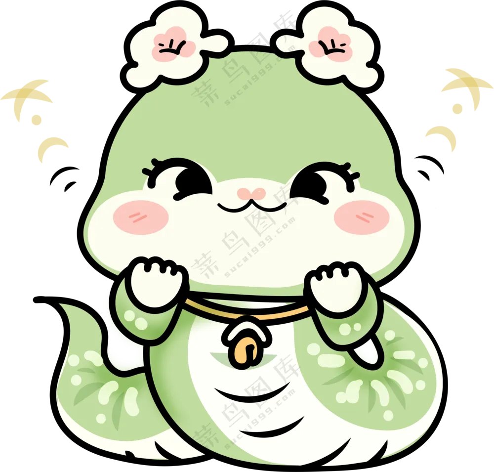 2025年蛇年卡通蛇